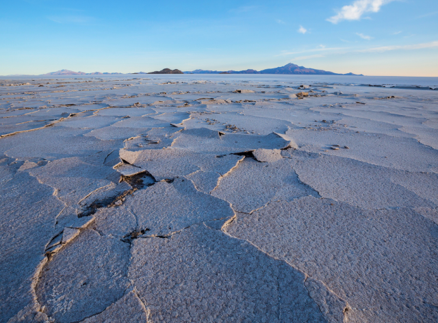 popękane płaty ziemi