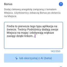 bonus - widok z aplikacji