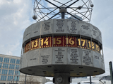 construction with numbers and city inscriptions