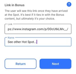 link in bonus - Findia app view