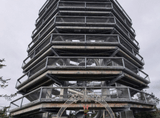 steel structure of the observation tower