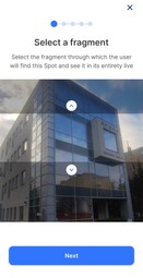 select a fragment - Findia app view