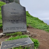 James Bond's tombstone