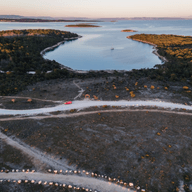 widok z góry na zatokę